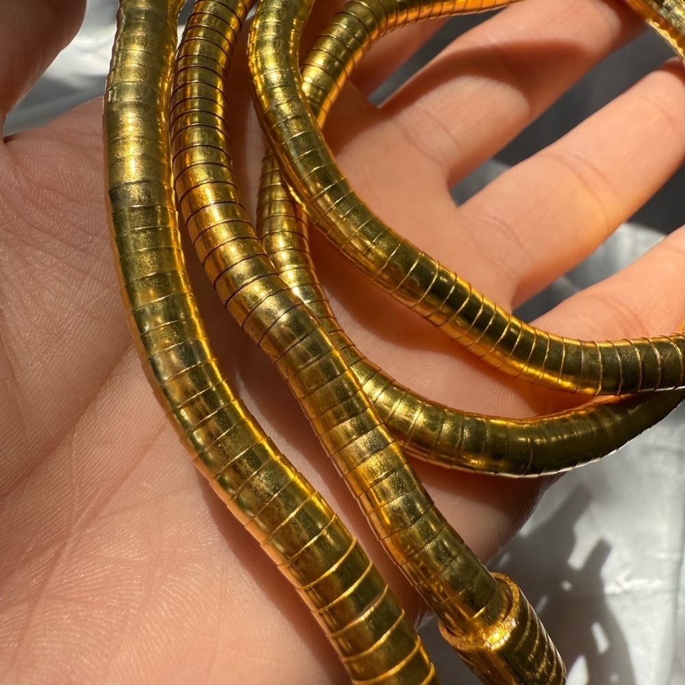 Serpenti Gold Snack Necklace-Bracelet-Multifunctional - Picture 11 of 12